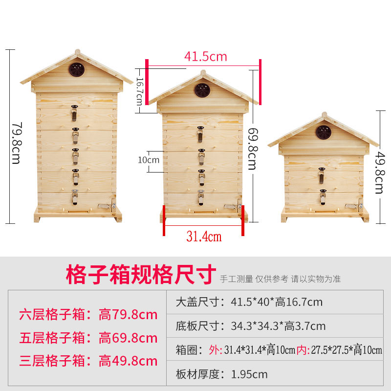 最新中蜂格子箱尺寸揭秘，探索蜜蜂的秘密，感受友情的溫暖